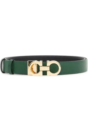Salvatore Ferragamo Reversible Gancini Leather Belt