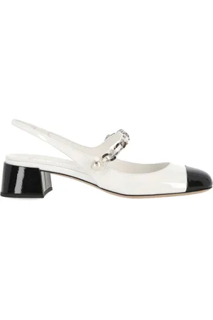 Miu Miu Leather Chain Pumps