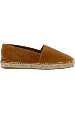 Céline Suede Slip-On Espadrilles