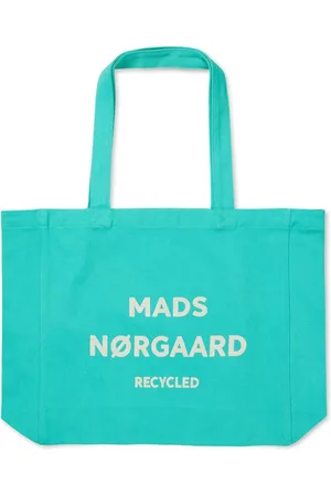 Mads Norgaard Tote Bags, female, , ONE SIZE, Canvas Athene Bag - Mint Leaf