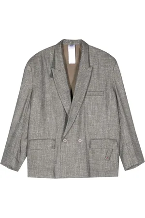 MAGLIANO Textured Grey Wool Blend Jacket