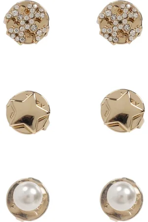 Tory Burch Earrings, female, , ONE SIZE, Golden Bijoux Earrings Set with Stars