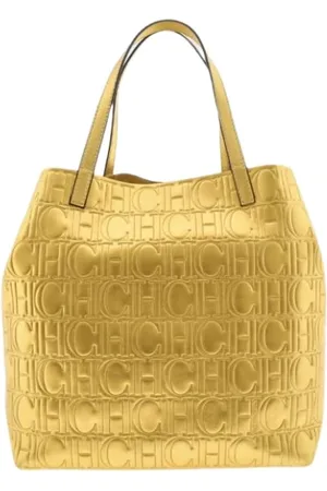 Carolina Herrera Matryoshka L Tatuado Leather Bag