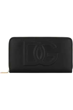 Dolce & Gabbana Wallets & Cardholders, female, , ONE SIZE, Quilted Logo Wallet with Zipper