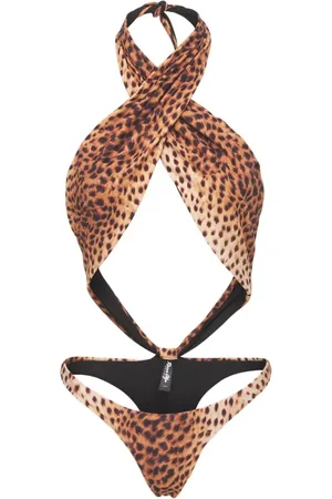 Reina Olga Bikinis, female, , L, Cheetah Print Swimsuit