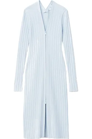 Proenza Schouler Rib Knit Zip Cardigan Dress