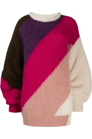 CIRCUS HOTEL Round-neck Knitwear, female, , M, Mohair Alpaca Wool Oversized Jumper