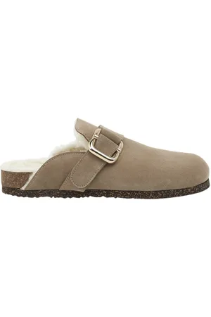 Flattered Mules, female, , 3 UK, Wool-Blend Leather Mules