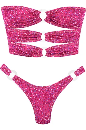 Reina Olga Cage Bikini with Signature Ring Details