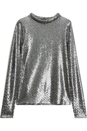 Rodebjer Long Sleeve Tops, female, , S, Disco Sparkle Top