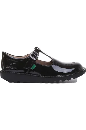 Kickers Classic T-Bar Patent Leather Shoes