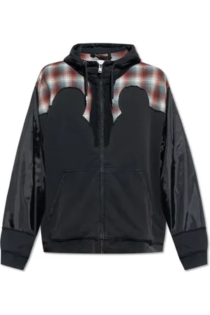 Maison Margiela Zip-throughs, male, , S, Hoodie with patch