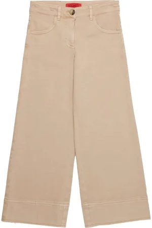 Max&Co. Trousers, female, , 12 Y, Colorful Cropped Denim Palazzo Trousers