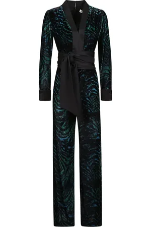 Diane von Furstenberg Jumpsuits, female, , 2XS, Eco-Leather Viscose Suit