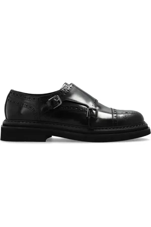 Dolce & Gabbana Business Shoes, male, , 7 1/2 UK, Leather shoes with decorative perforation