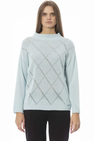 BALDININI Round-neck Knitwear, female, , XL, Vulcano Neck Long Sleeve Jumper
