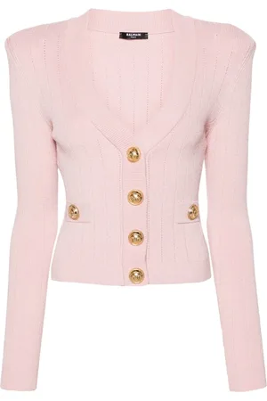 Balmain Cardigans, female, , M, Rose Clair Cardigan