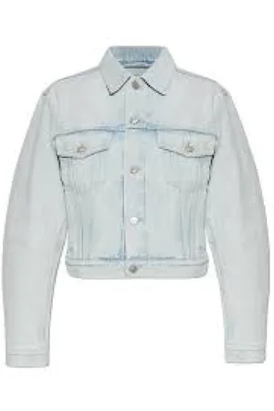 Balenciaga Denim Jackets, female, , M, Stylish Jacket for Men and Women