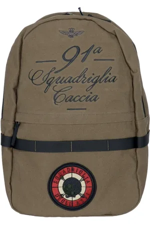 Aeronautica Militare Backpacks, unisex, , ONE SIZE, Military Style Backpack with Embroidery