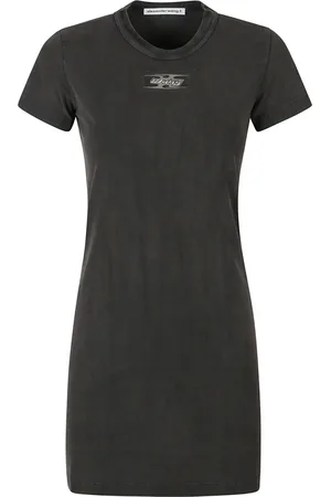 Alexander Wang Short Dresses, female, , S, Logo Mini Dress Blade Style