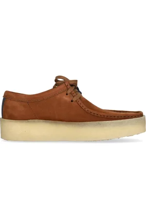Clarks Laced Shoes, male, , 10 UK, Tan Nubuck Lifestyle Shoe