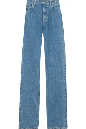 Burberry Wide Jeans, female, , W26, Italian Straight Fit Jeans