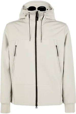C.P. Company Soft Shell Pearl Hooded Jacket
