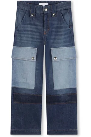 Chloé Jeans, unisex, , 8 Y, Dark Denim Jeans