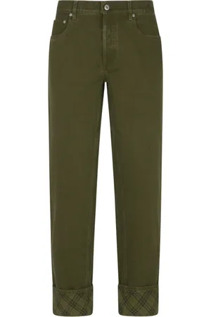 Burberry Split Hem Regular Fit Jeans