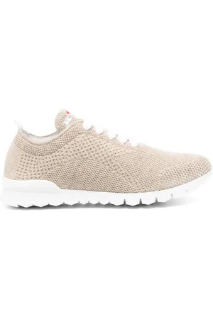 Kiton Sneakers, female, , 7 UK, Knitted Trainers with Metallic Threading