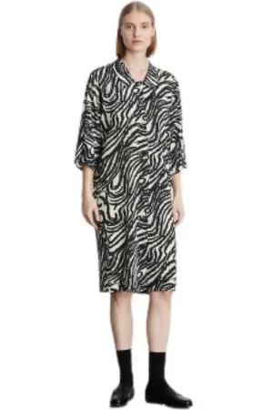 Heartmade Silk Shirt Dress with Unique Details