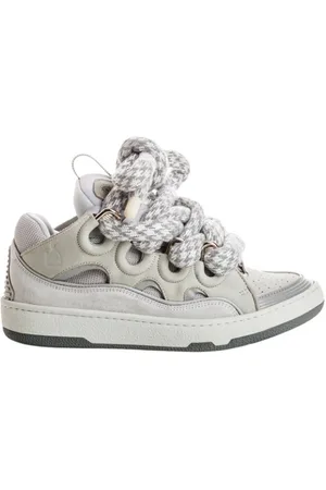 Lanvin Sneakers, male, , 5 UK, Leather Basket Trainers
