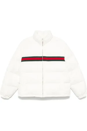 Gucci Winter Jackets, female, , M, Puffer Jacket with Embroidered Logo