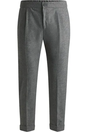 HUGO BOSS Flannel Tapered Fit Men
