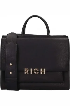 John Richmond Tote Bags, female, , ONE SIZE, Tote Bag with Gold Logo