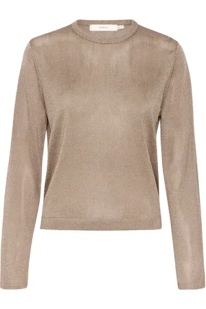 INWEAR Round-neck Knitwear, female, , 2XS, Gold Glitter Knit Jumper