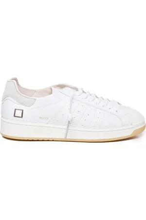 D.A.T.E. Leather Trainers with Logo Detail