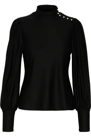 Gestuz Blouses, female, , XS, Button Blouse with Puff Sleeves