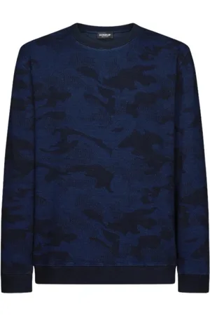 Dondup Sweatshirts, male, , XL, Camouflage Crewneck Sweatshirt