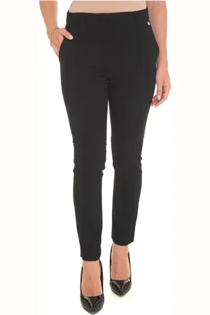 Liu Jo Skinny Trousers, female, , L, Crepe Chino Trousers with Medium Waist