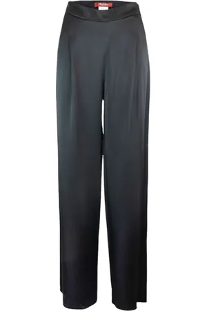 Max Mara Wide Trousers, female, , S, Elegant Wide Leg Cropped Trousers