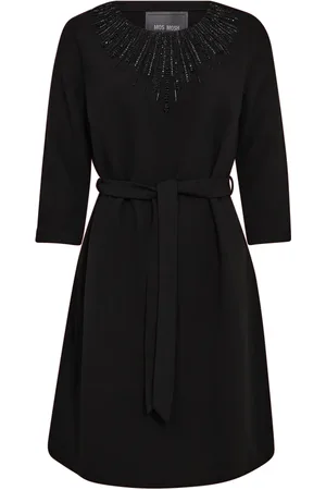Mos Mosh Midi Dresses, female, , L, Elegant Dress with Beaded Detail