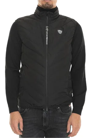 EA7 Vests, male, , 2XL, Quilted Vest with Side Logo