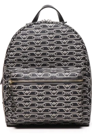 Emporio Armani Backpacks, female, , ONE SIZE, Monogram Logo Eagle Backpack