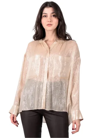 Dorothee Schumacher Shimmering Shine Flowers Gold Blouse