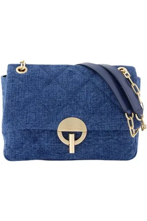 Vanessa Bruno Linen Moon Bag Double Wear