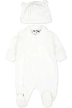 Moschino Unisex Baby Set Logo Jacquard