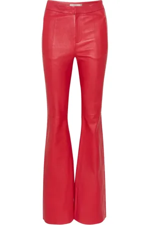Gestuz Flared Leather Trousers