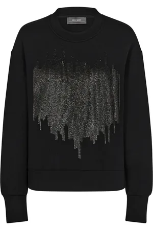 Mos Mosh Sweatshirts, female, , M, Glam Sweatshirt with Sequin Details