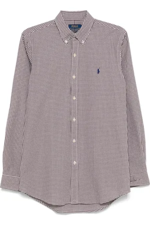 Ralph Lauren Casual Shirts, male, , 2XL, Micro-Pattern Poplin Shirt